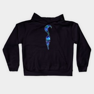 Silent Fox - Galaxy - Blue Kids Hoodie